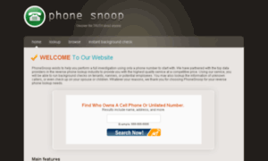 Phonesnoop.net thumbnail