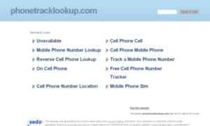Phonetracklookup.com thumbnail