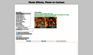 Photo-to-cartoon.booogle.net thumbnail