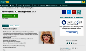 Photospeak-3d-talking-photo.soft112.com thumbnail