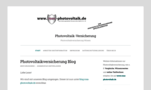 Photovoltaikversicherung.wordpress.com thumbnail