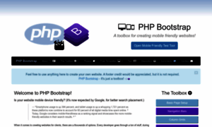 Php-bootstrap.com thumbnail