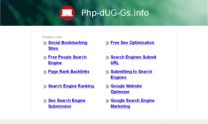 Php-dug-gs.info thumbnail