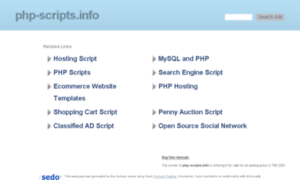 Php-scripts.info thumbnail