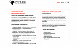 Php5.org thumbnail