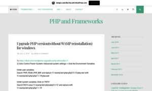 Phpandframeworks.wordpress.com thumbnail