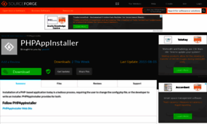 Phpappinstaller.sourceforge.io thumbnail