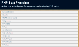 Phpbestpractices.org thumbnail
