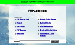 Phpcode.com thumbnail