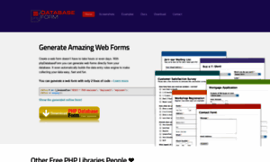 Phpdatabaseform.com thumbnail