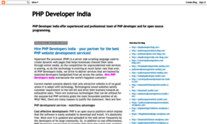 Phpdeveloperindiahire.blogspot.in thumbnail