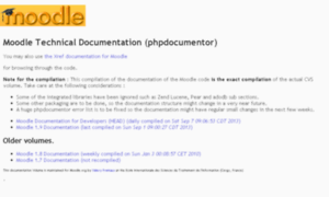 Phpdocs.moodle.org thumbnail