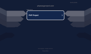 Phpeasyproject.com thumbnail