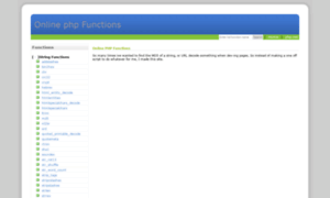 Phpfunctions.info thumbnail