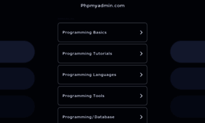 Phpmyadmin.com thumbnail