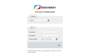 Phpmyadmin.fastvision.net thumbnail