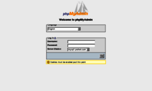 Phpmyadmin.profiwh.com thumbnail