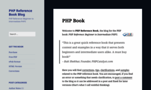 Phpreferencebook.com thumbnail