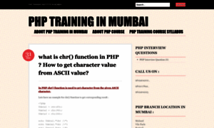 Phptraininginmumbai.wordpress.com thumbnail