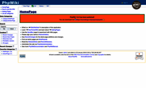 Phpwiki.demo.free.fr thumbnail