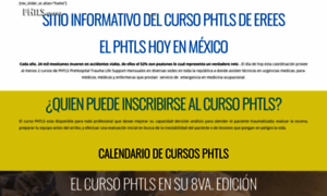 Phtls.org.mx thumbnail
