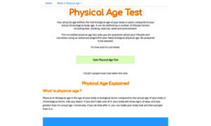 Physicalagetest.com thumbnail