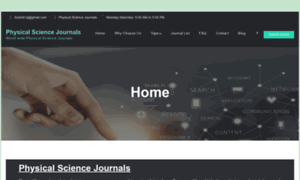Physicalsciencejournals.com thumbnail