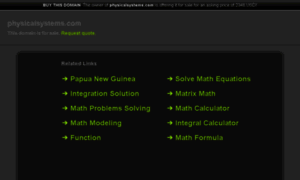 Physicalsystems.com thumbnail