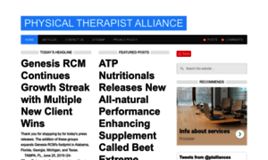 Physicaltherapistalliance.com thumbnail