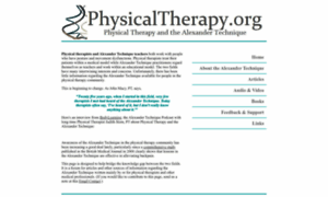 Physicaltherapy.org thumbnail