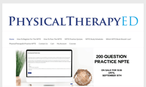 Physicaltherapyed.com thumbnail
