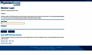 Physicianaccess.trihealth.com thumbnail