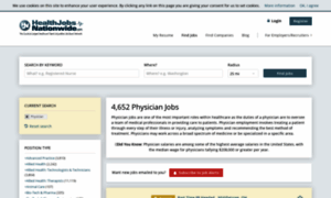 Physicianjobsnationwide.com thumbnail