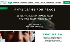 Physiciansforpeace.org thumbnail