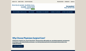 Physicianssurgicalcare.com thumbnail