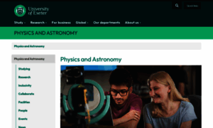 Physics-astronomy.exeter.ac.uk thumbnail