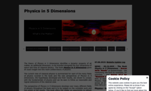 Physics-in-5-dimensions.com thumbnail