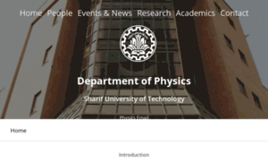 Physics.sharif.edu thumbnail