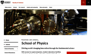 Physics.usyd.edu.au thumbnail