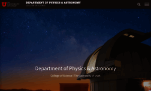 Physics.utah.edu thumbnail