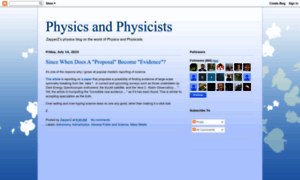 Physicsandphysicists.blogspot.com thumbnail