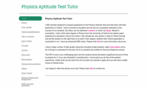 Physicsaptitudetest.weebly.com thumbnail