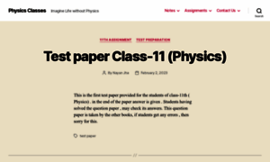 Physicsclasses.online thumbnail