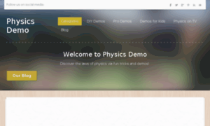 Physicsdemocom.ipage.com thumbnail