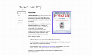 Physicsgreprep.com thumbnail