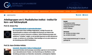 Physik2.uni-goettingen.de thumbnail