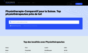 Physiotherapie-comparatif.ch thumbnail