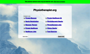 Physiotherapist.org thumbnail
