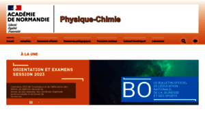 Physique-chimie.ac-normandie.fr thumbnail