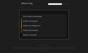 Phyton.org thumbnail